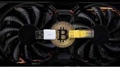 A large mining farm setup