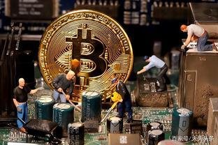 Inside view of a large-scale cryptocurrency mining farm with rows of mining rigs.